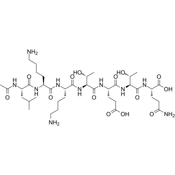 TB-500 (Thymosin Beta-4) structure